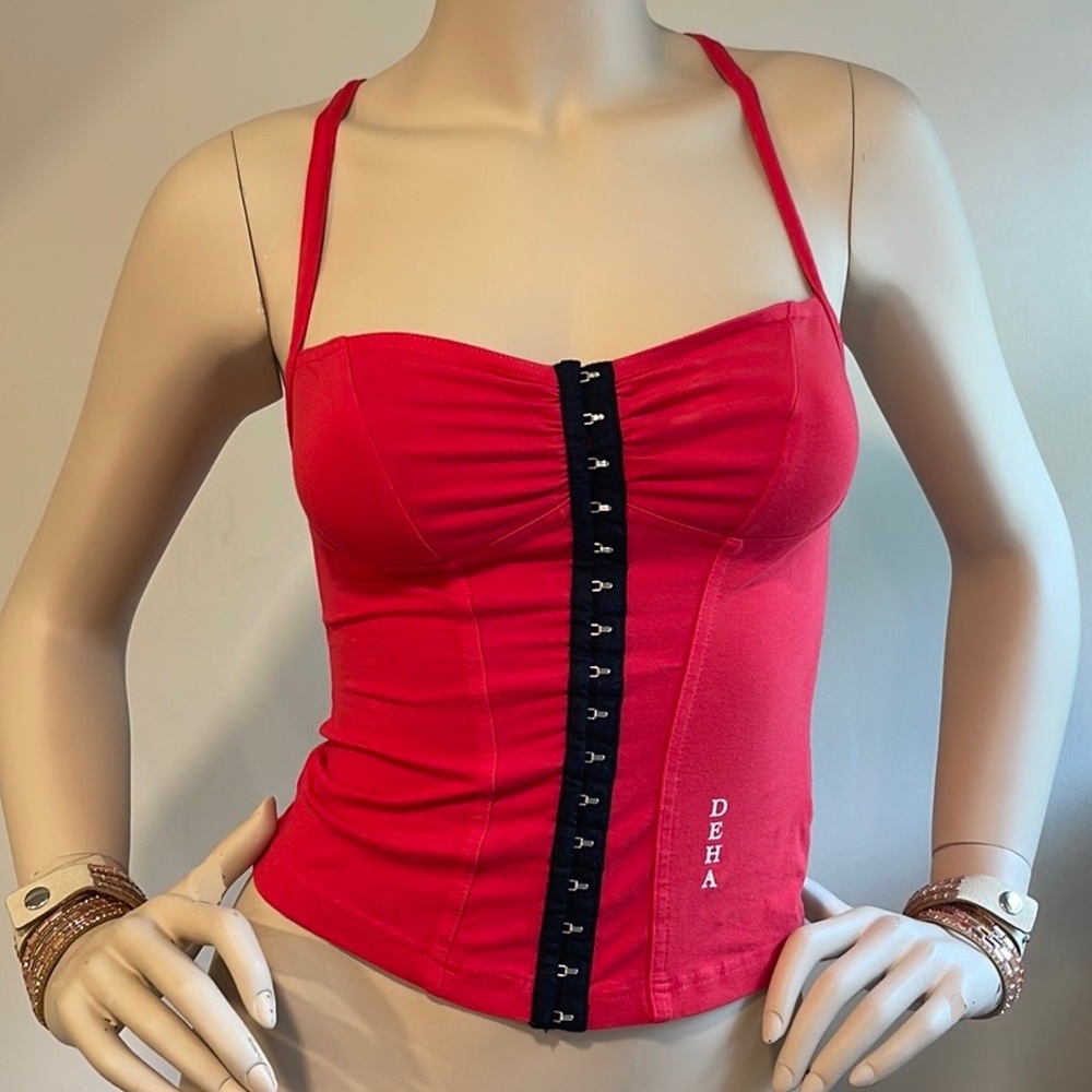 Red DEHA Made in Italy Tank Top